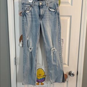 GAP Light Blue Straight Leg Jeans